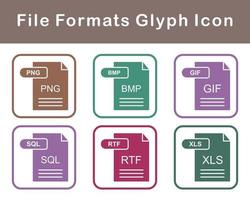 File Formats Vector Icon Set