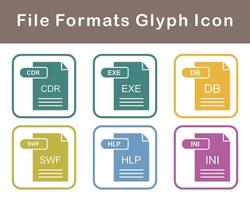 File Formats Vector Icon Set