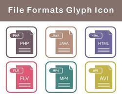 File Formats Vector Icon Set