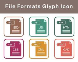 File Formats Vector Icon Set