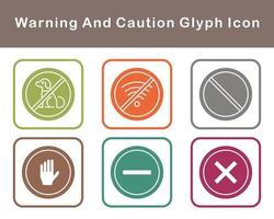 Warning And Caution Vector Icon Set