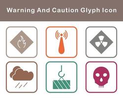 Warning And Caution Vector Icon Set