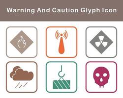 Warning And Caution Vector Icon Set