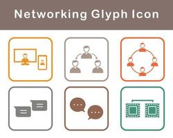 Networking Vector Icon Set