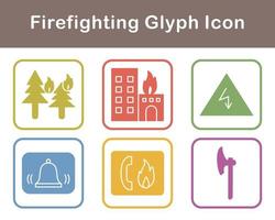 Firefighting Vector Icon Set