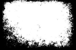 grunge gräns textur bakgrund. abstrakt ram täcka över. png grafisk illustration med transparent bakgrund.