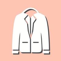 icono de vector de chaqueta elegante