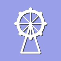 Ferris Wheel Vector Icon