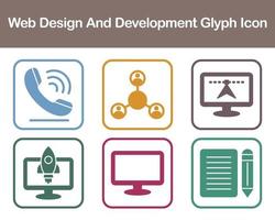 Web Design And Development Vector Icon Set