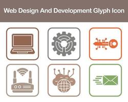 Web Design And Development Vector Icon Set