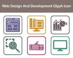 Web Design And Development Vector Icon Set