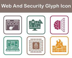 Web And Security Vector Icon Set