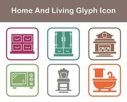 Home And Living Vector Icon Set