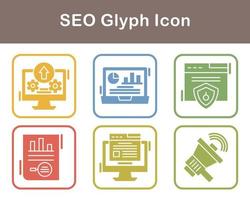 seo vector icono conjunto