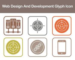 Web Design And Development Vector Icon Set