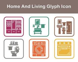 Home And Living Vector Icon Set