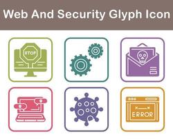 Web And Security Vector Icon Set