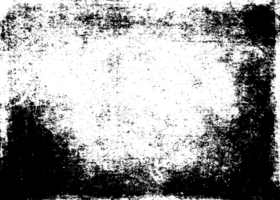 grunge gräns textur bakgrund. abstrakt ram täcka över. png grafisk illustration med transparent bakgrund.