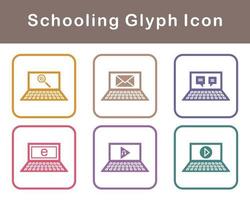 Schooling Vector Icon Set