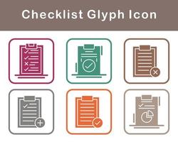 Checklist Vector Icon Set