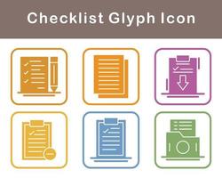 Checklist Vector Icon Set