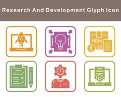 Research And Development Vector Icon Set