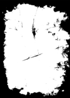 Grunge border texture background. Abstract frame overlay. PNG graphic illustration with transparent background.