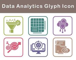 Data Analytics Vector Icon Set