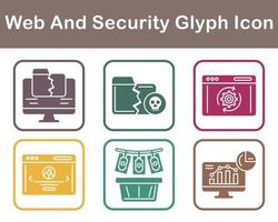 Web And Security Vector Icon Set