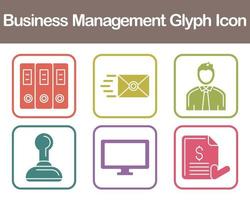 Business Management Vector Icon Set