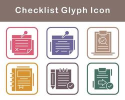 Checklist Vector Icon Set