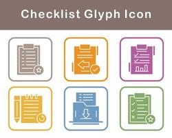 Checklist Vector Icon Set