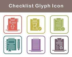 Checklist Vector Icon Set