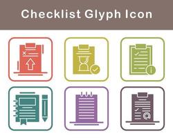 Checklist Vector Icon Set