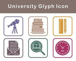 university Vector Icon Set