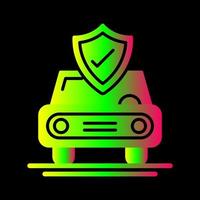 Car Insurance Vector Icon