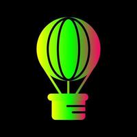 Hot Air Balloon Vector Icon