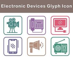 electrónico dispositivos vector icono conjunto