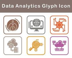 Data Analytics Vector Icon Set