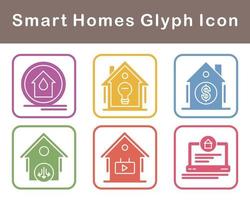 Smart Homes Vector Icon Set