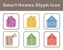 Smart Homes Vector Icon Set