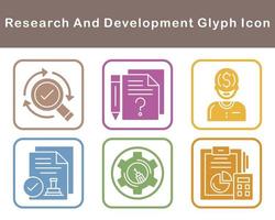 Research And Development Vector Icon Set