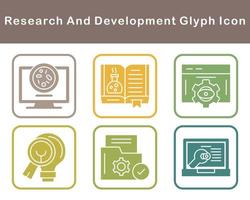 Research And Development Vector Icon Set