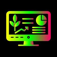 icono de vector de computadora