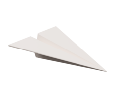 papel avião 3d png