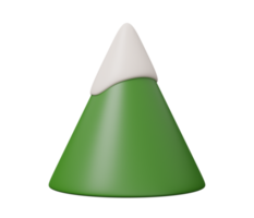 mountain 3d cartoon icon png