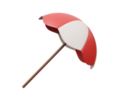 sole ombrello 3d icona png