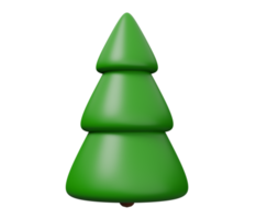 Natale albero 3d icona png