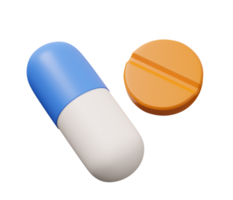 medical pill 3d icon png