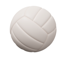 vóleibol blanco pelota 3d icono png